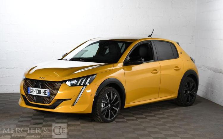 PEUGEOT e-208 GT 136 JAUNE GR-138-HE