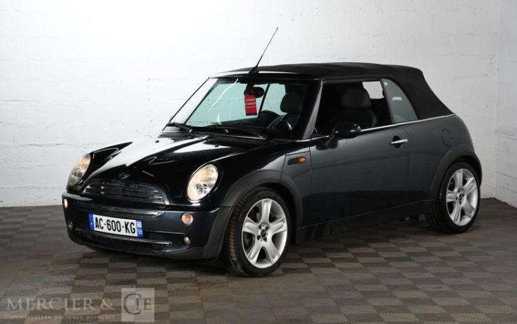 MINI COOPER CABRIOLET 1,6 115CH NOIR AC-600-KG