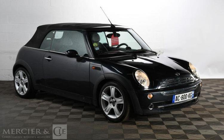 MINI COOPER CABRIOLET 1,6 115CH NOIR AC-600-KG