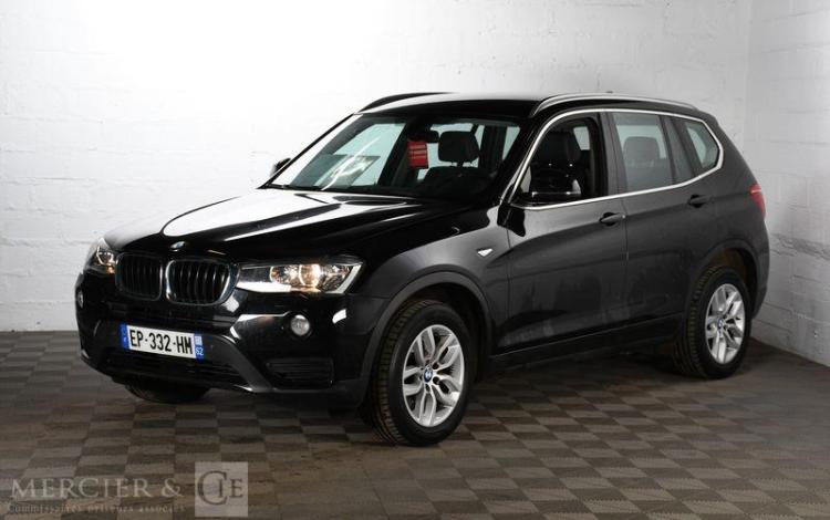 BMW X3 1,8 D 150 LOUNGE PLUS S DRIVE BVA NOIR EP-332-HM