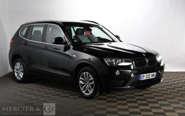 BMW X3 1,8 D 150 LOUNGE PLUS S DRIVE BVA NOIR EP-332-HM