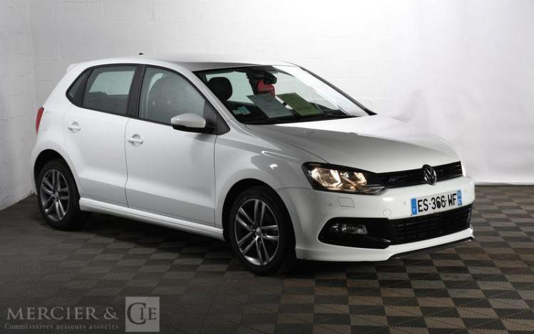 VOLKSWAGEN POLO 1,4 TDI 90CH DSG7 uniquement vente à pro car immo police BLANC ES-366-WF