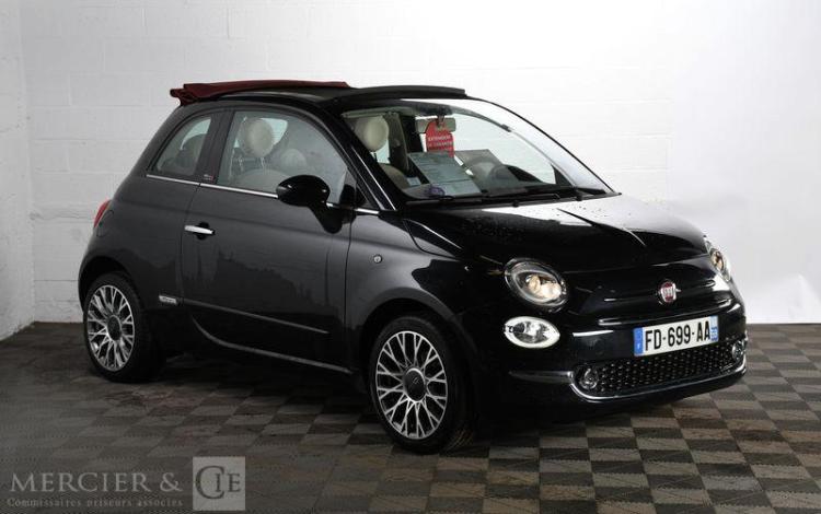 FIAT 500 CABRIOLET 1,2 70CH LOUNGE S&S NOIR FD-699-AA