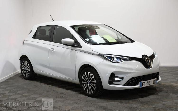 RENAULT ZOE E-TECH ELEC EXCEPTION R135 ACHAT INTEGRAL BLANC FT-187-VG