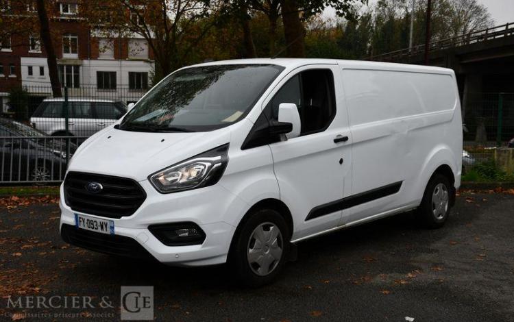 FORD TRANSIT CUSTOM L2H1 2.0 130CH ECOBLUE BLANC FY-093-WY