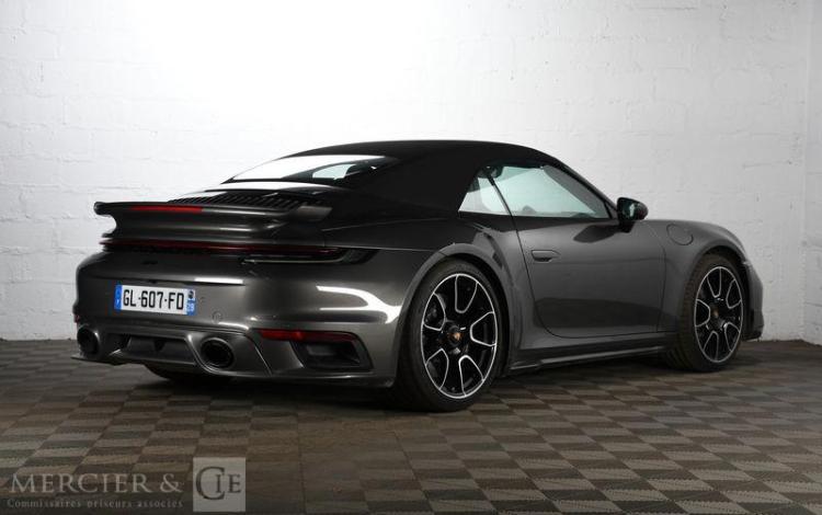 PORSCHE 911 TURBO S CABRIOLET GRIS GL-607-FD