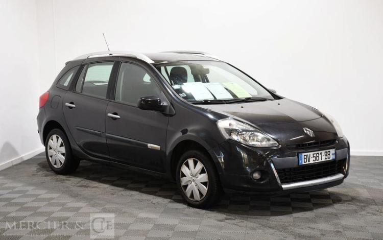 RENAULT CLIO III ESTATE 1,5 DCI 70 TOMTOM NOIR BV-581-BB