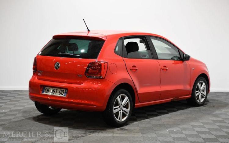 VOLKSWAGEN POLO 1,6 TDI 90 MATCH ROUGE CN-961-DQ