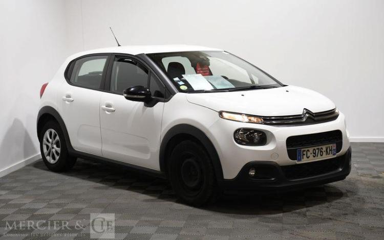 CITROEN C3 STE BLUEHDI 100CH S&S FEEL BVM6 5P BLANC FC-976-KH