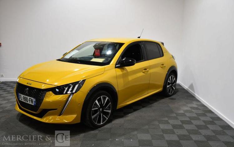 PEUGEOT 208 1,2 PURETECH 100 GT LINE  EAT S&S BVA JAUNE FL-890-FN