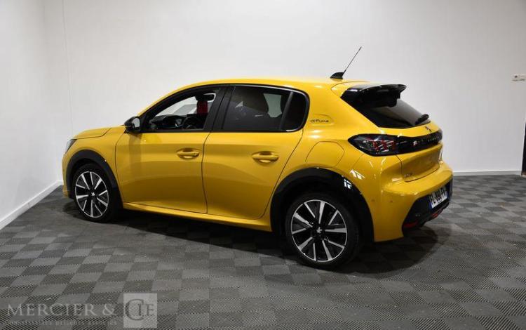 PEUGEOT 208 1,2 PURETECH 100 GT LINE  EAT S&S BVA JAUNE FL-890-FN