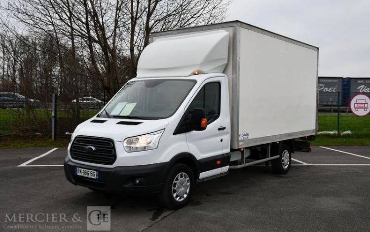 FORD TRANSIT 2,0 TDCI 130CH CAISSE 20M3 + HAYON BLANC FM-986-BG