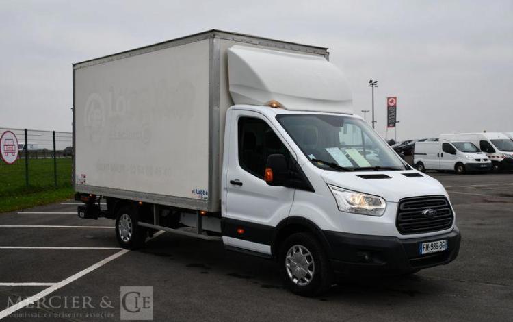 FORD TRANSIT 2,0 TDCI 130CH CAISSE 20M3 + HAYON BLANC FM-986-BG