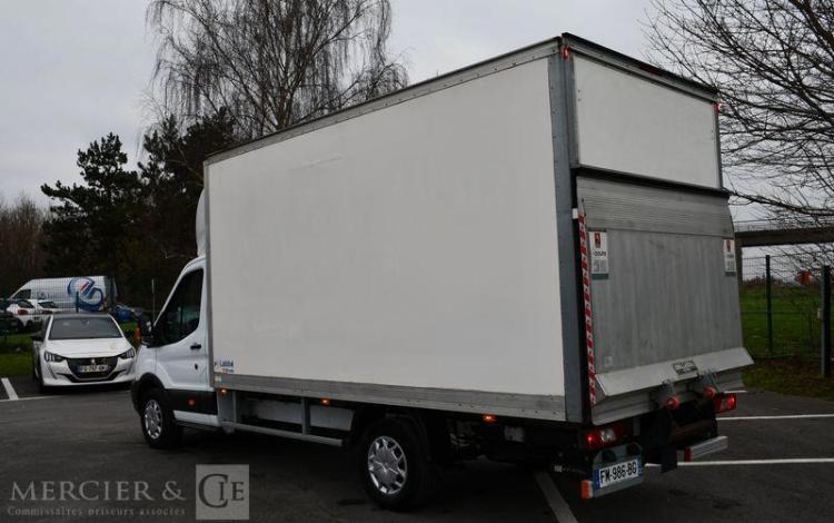 FORD TRANSIT 2,0 TDCI 130CH CAISSE 20M3 + HAYON BLANC FM-986-BG