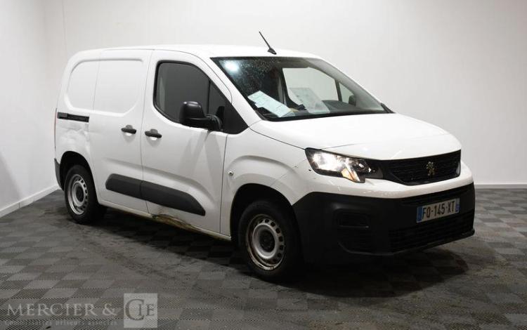 PEUGEOT PARTNER PRO STD 650kg BlueHDI 75 BVM BLANC FQ-145-XT