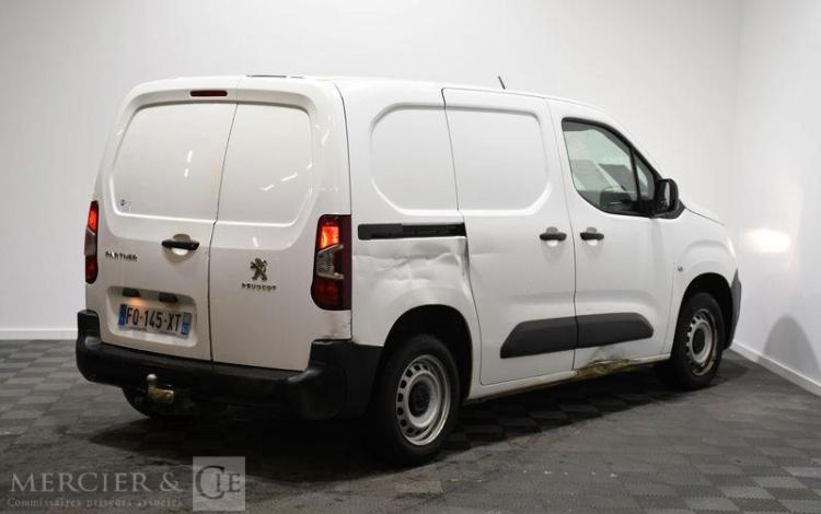 PEUGEOT PARTNER PRO STD 650kg BlueHDI 75 BVM BLANC FQ-145-XT