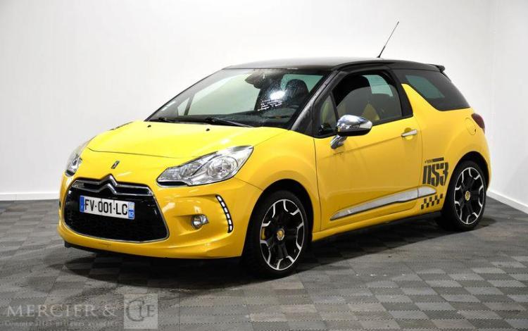 DS DS3 1,6 THP 150 SPORT PLUS JAUNE FV-001-LC