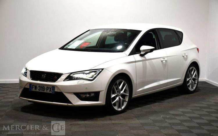 SEAT LEON 2,0 TDI184 FAP FR S&S BLANC FW-319-PX