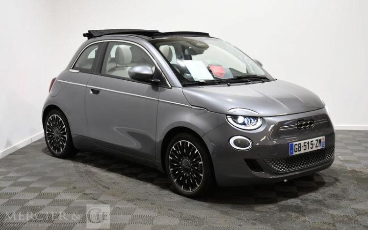 FIAT 500e CABRIO LA PRIMA 120CH 42kWh GRIS GB-515-ZM