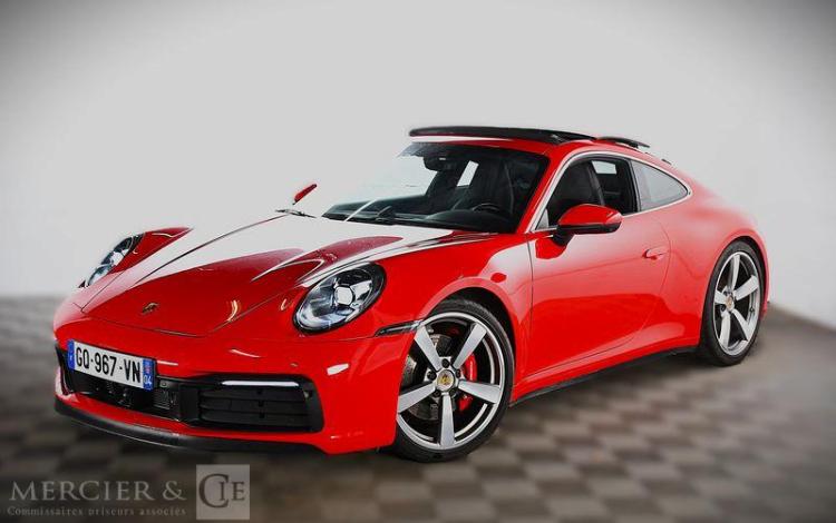 PORSCHE 911 (992) COUPE 3.0 450 CARRERA 4S PDK ROUGE GQ-967-VN