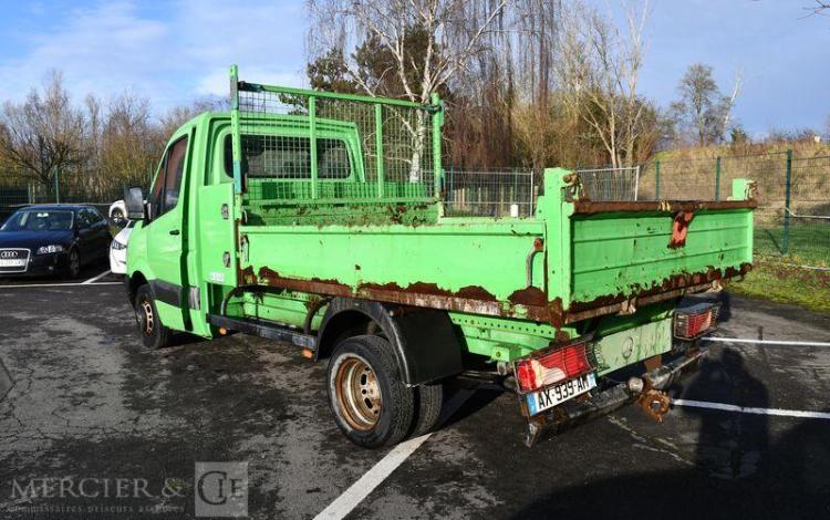 MERCEDES SPRINTER 513 CDI 37 BENNE + COFFRE VERT AX-939-AM