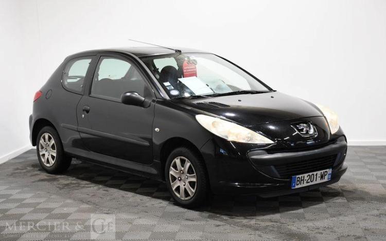 PEUGEOT 206 + 1,1 TRENDY 3PTES NOIR BH-201-WP