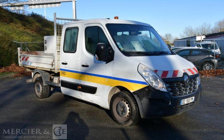 RENAULT MASTER DBLE CAB BENNE BLANC DZ-160-PM