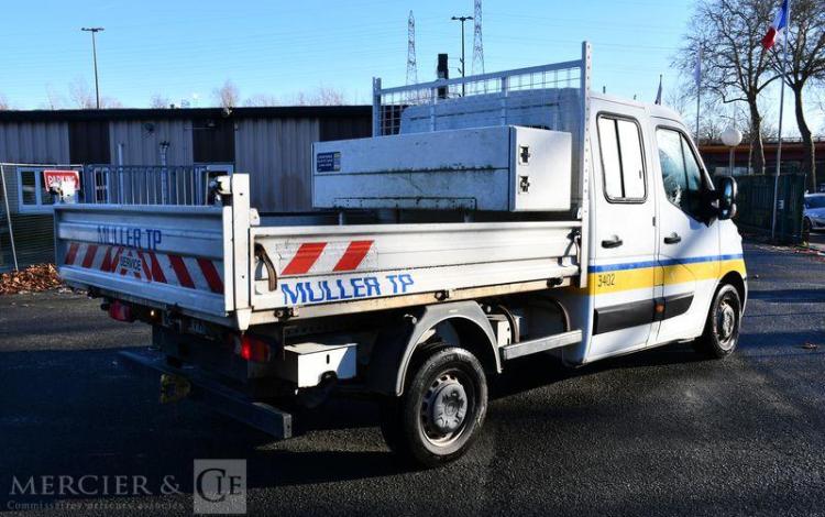 RENAULT MASTER DBLE CAB BENNE BLANC DZ-160-PM