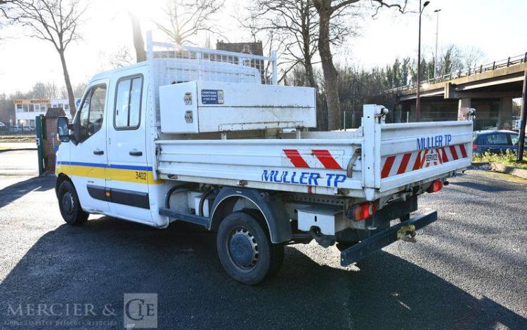 RENAULT MASTER DBLE CAB BENNE BLANC DZ-160-PM