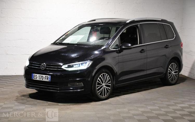 VOLKSWAGEN TOURAN 2,0 TDI 150 CARAT DSG 7 PLACES NOIR ES-170-FR