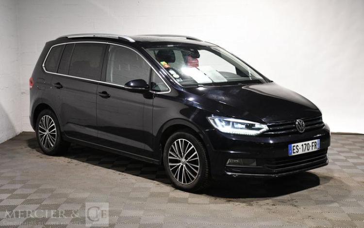 VOLKSWAGEN TOURAN 2,0 TDI 150 CARAT DSG 7 PLACES NOIR ES-170-FR