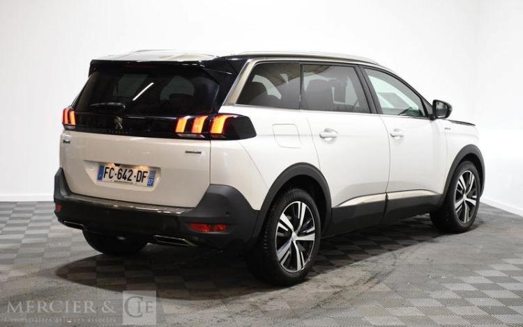 PEUGEOT 5008 1,5 BLUE HDI 130 GT LINE EAT BVA START/STOP BLANC FC-642-DF