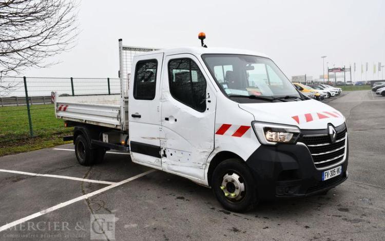 RENAULT MASTER CHASSIS DOUBLE CAB RJ3500 L4 DCI 130 BLANC FV-305-VK