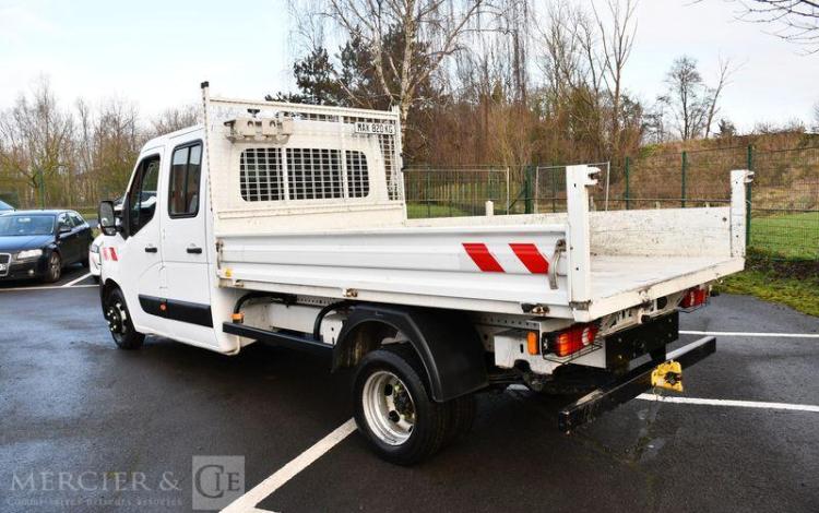 RENAULT MASTER BENNE L4 DOUBLE CAB RJ3500 DCI 130 BLANC FW-296-QN