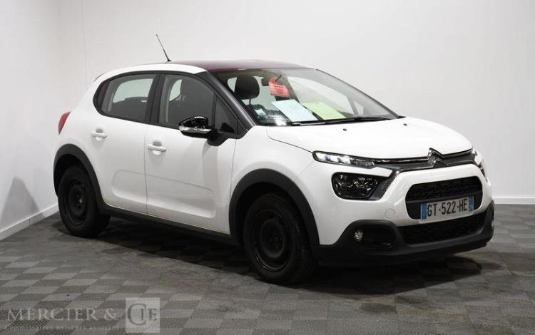 CITROEN C3 A,E 1.5 BLUEHDI 100 BLANC GT-522-HE