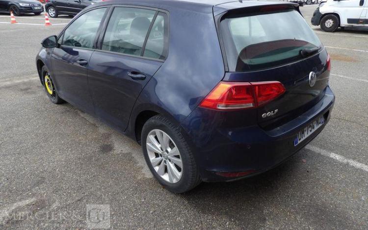 VOLKSWAGEN GOLF 1.6 TDI 16V BLUE MOTION  S&S 90 CV BLEU DM-754-NQ