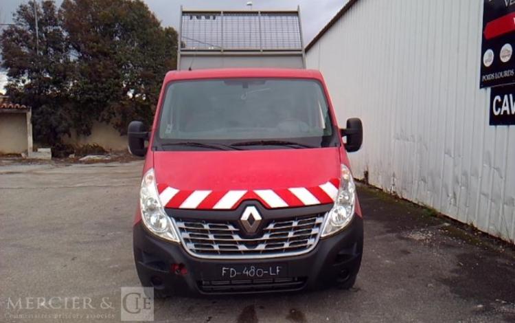 RENAULT MASTER DCI135 BENNE SIMPLE CABINE COFFRE ROUGE FD-480-LF