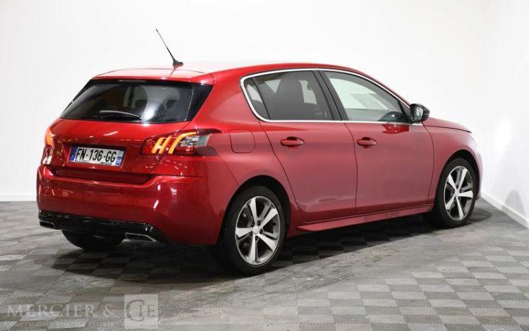 PEUGEOT 308 GT LINE BLUEHDI 1,5 130 S&S EAT8 ROUGE FN-136-GG