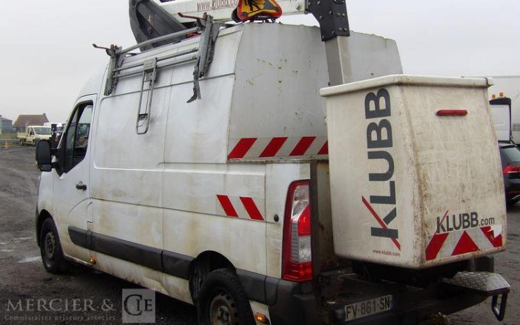 RENAULT MASTER L2H2 2,3 BLUE DCI 16 V TURBO NACELLE KLUB K26 – 162360 KMS – ANNEE 2020 BLANC FV-861-SN