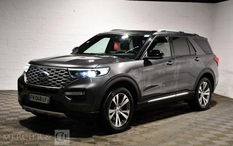 FORD EXPLORER 3.0 ECOBOOST 457CH PLUG-IN HYBRID PLATINUM GRIS FW-048-LF