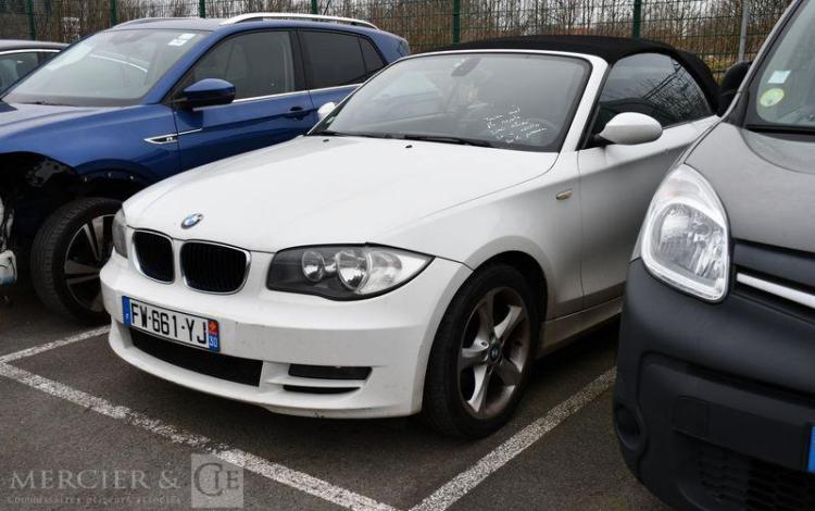 BMW SERIE 1 CABRIOLET E87 BLANC FW-661-YJ