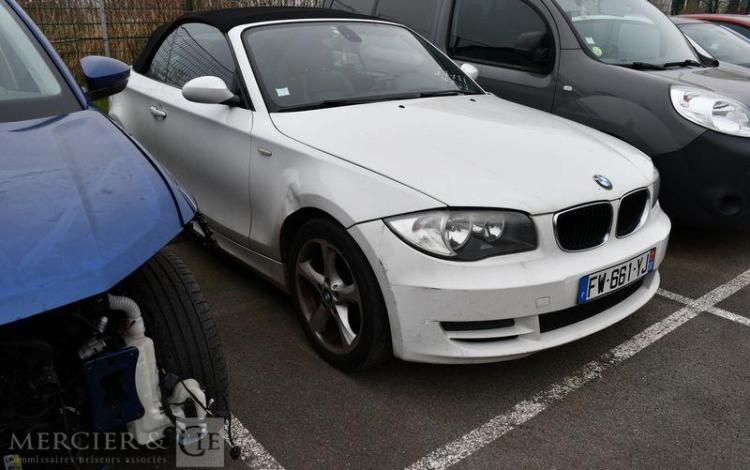 BMW SERIE 1 CABRIOLET E87 BLANC FW-661-YJ