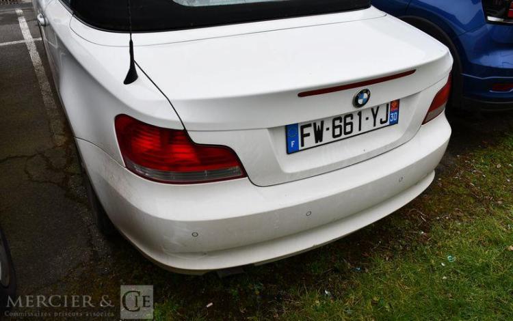 BMW SERIE 1 CABRIOLET E87 BLANC FW-661-YJ