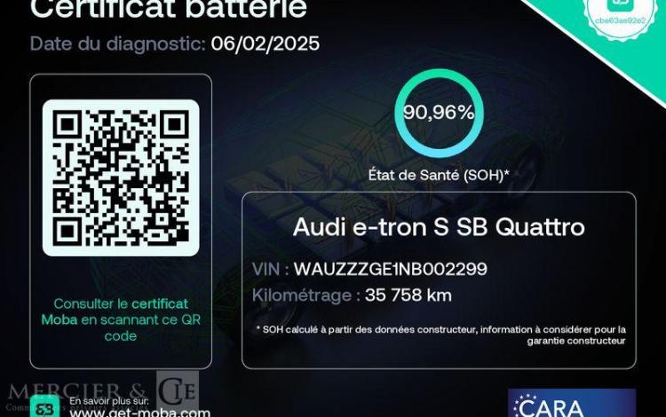 AUDI E-TRON BLEU GB-143-QA