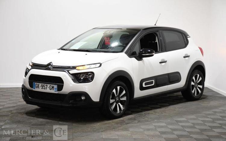 CITROEN C3 1.2 VTI PURETECH 83 CV BLANC GK-957-GM