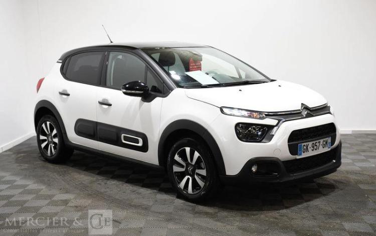 CITROEN C3 1.2 VTI PURETECH 83 CV BLANC GK-957-GM