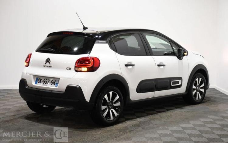 CITROEN C3 1.2 VTI PURETECH 83 CV BLANC GK-957-GM