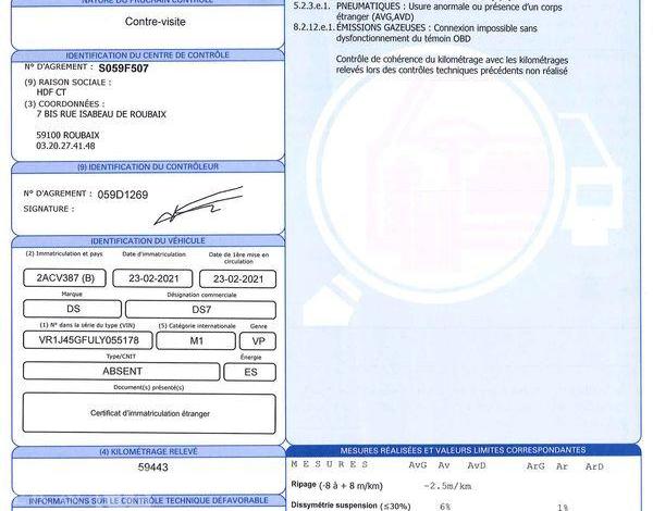 DS DS7 CROSSBACK 180 AUTO PERFORMANCE LINE GRIS 2ACV387