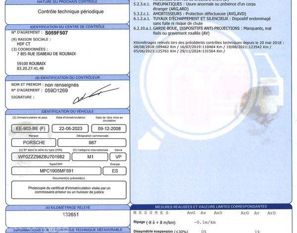 PORSCHE BOXSTER 2,7 245 BLEU EE-903-BE