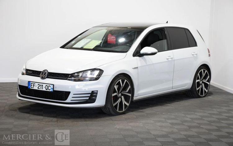 VOLKSWAGEN GOLF 2.0 TDI 180 BLUEMOTION GTD DSG BVA BLANC EF-211-QC